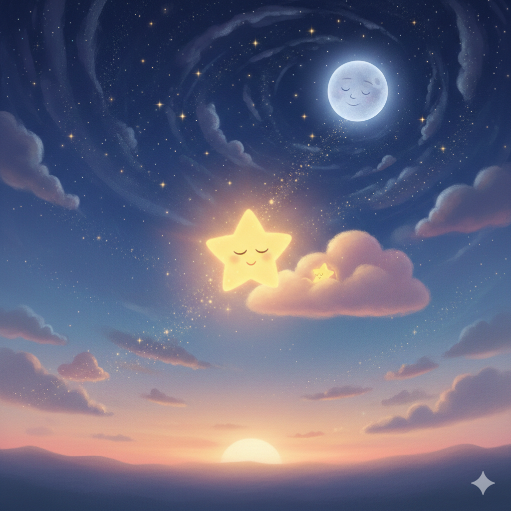 Gentle Children's Tales | The Little Star’s Nighttime Sneeze