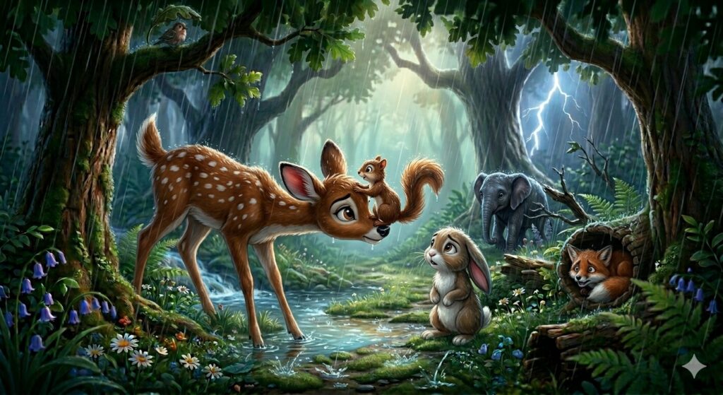 kindness story for kids helping squirrel