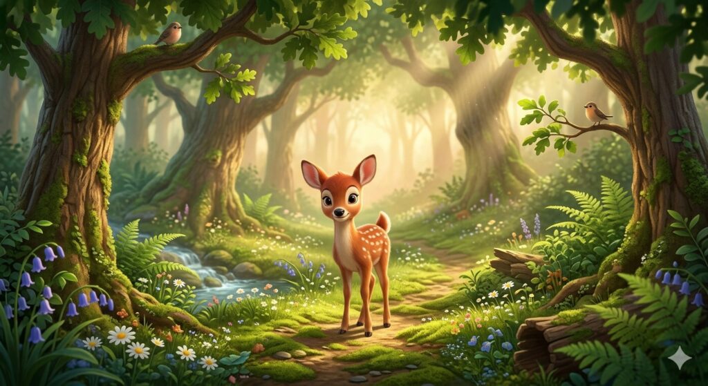 kindness story for kids deer in forest
