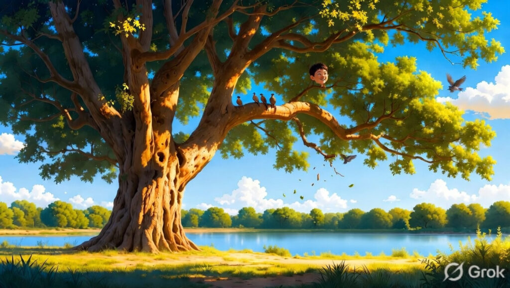 respect story for kids breaking tree