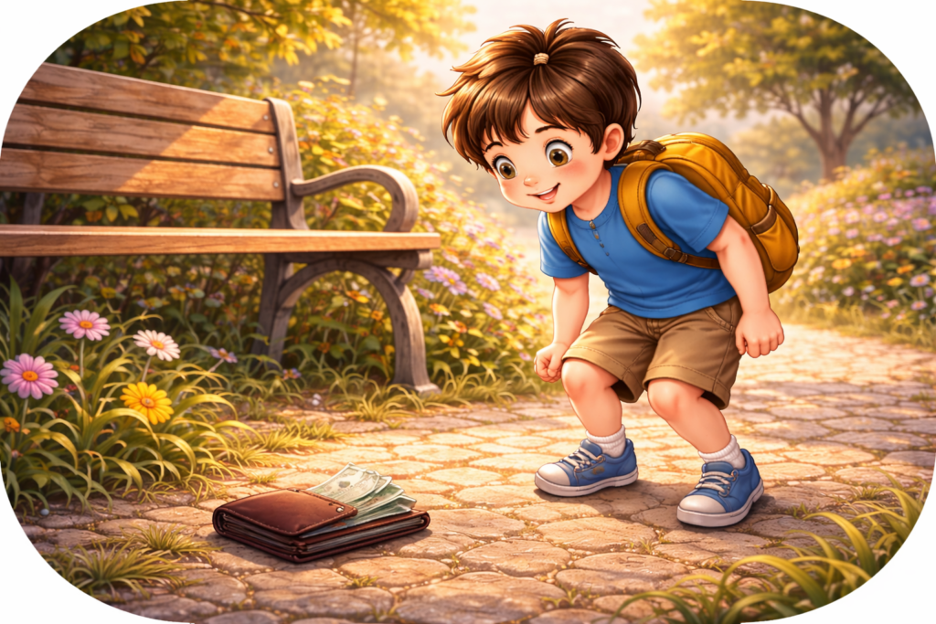 honesty story for kids finding wallet