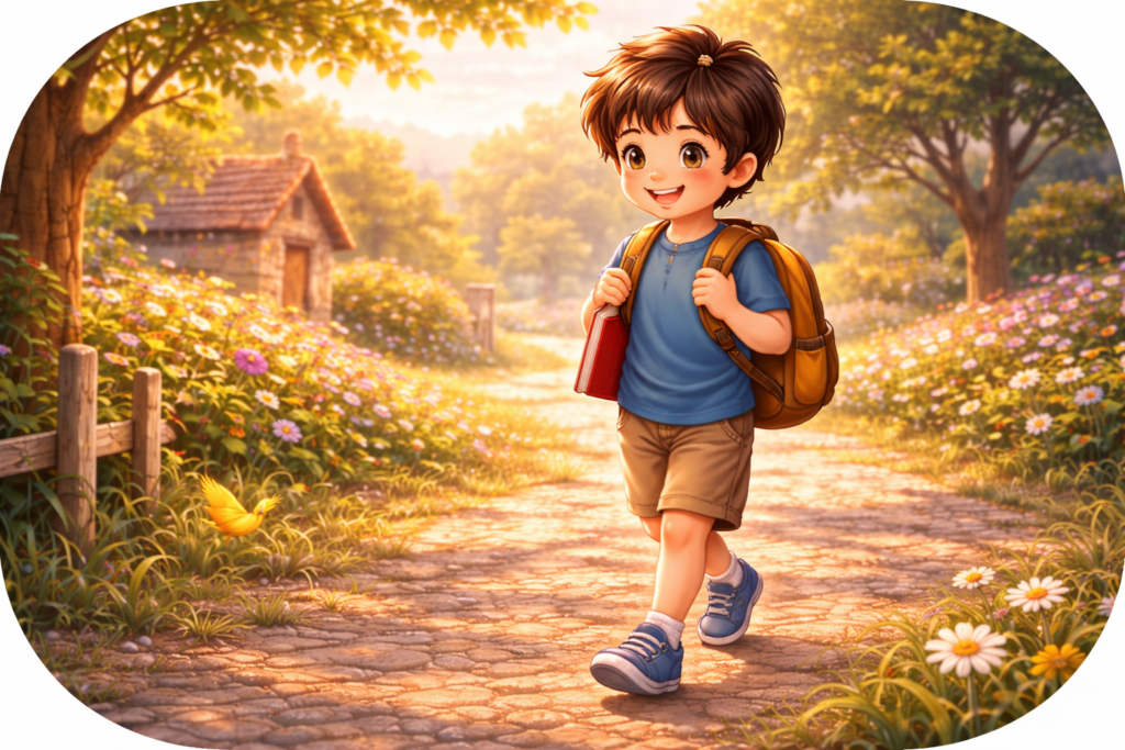 honesty story for kids boy walking home
