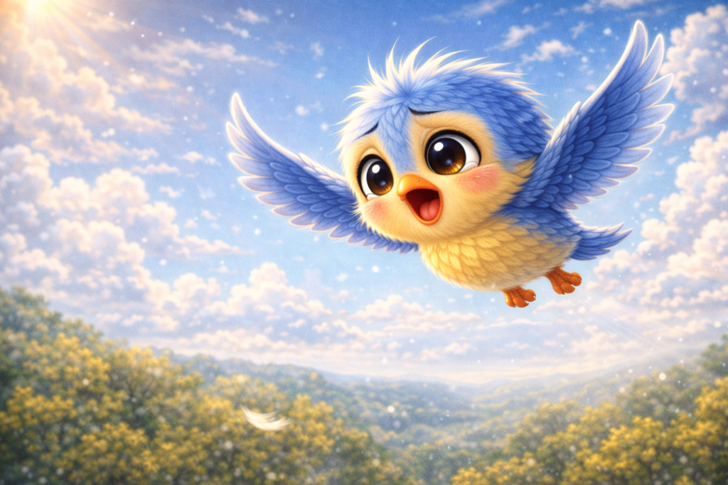 bravery story for kids first flight