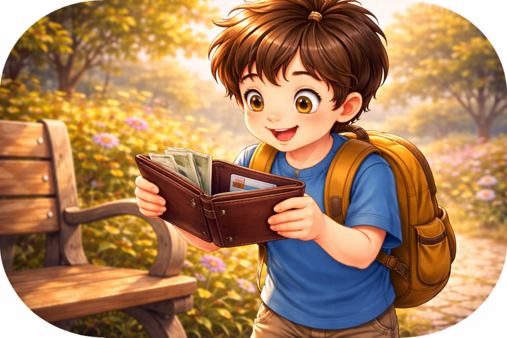 honesty story for kids wallet discovery