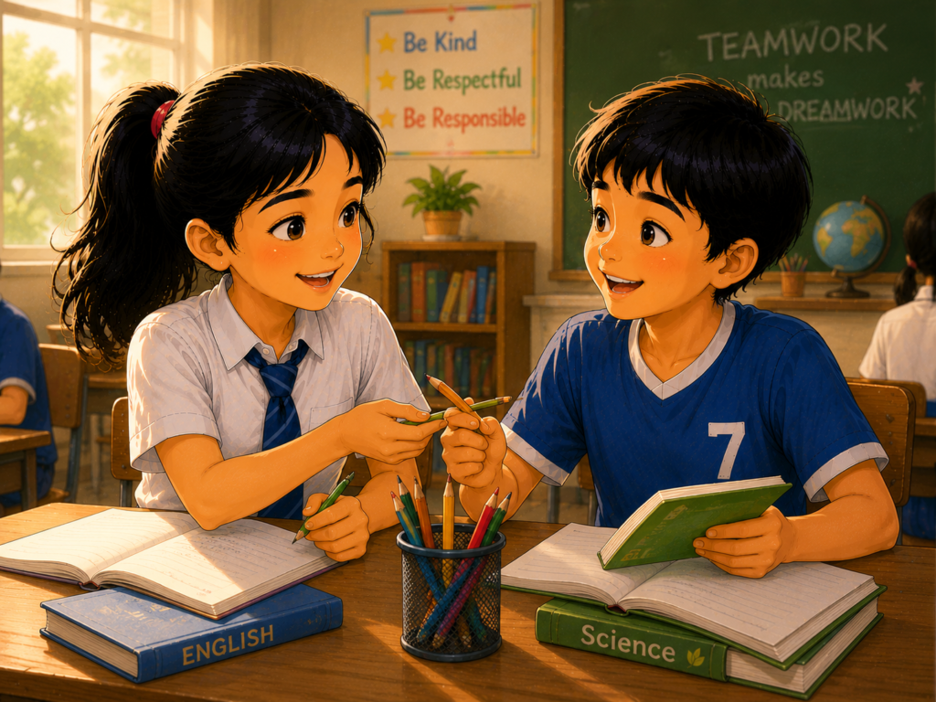 sharing story for kids classroom kindness