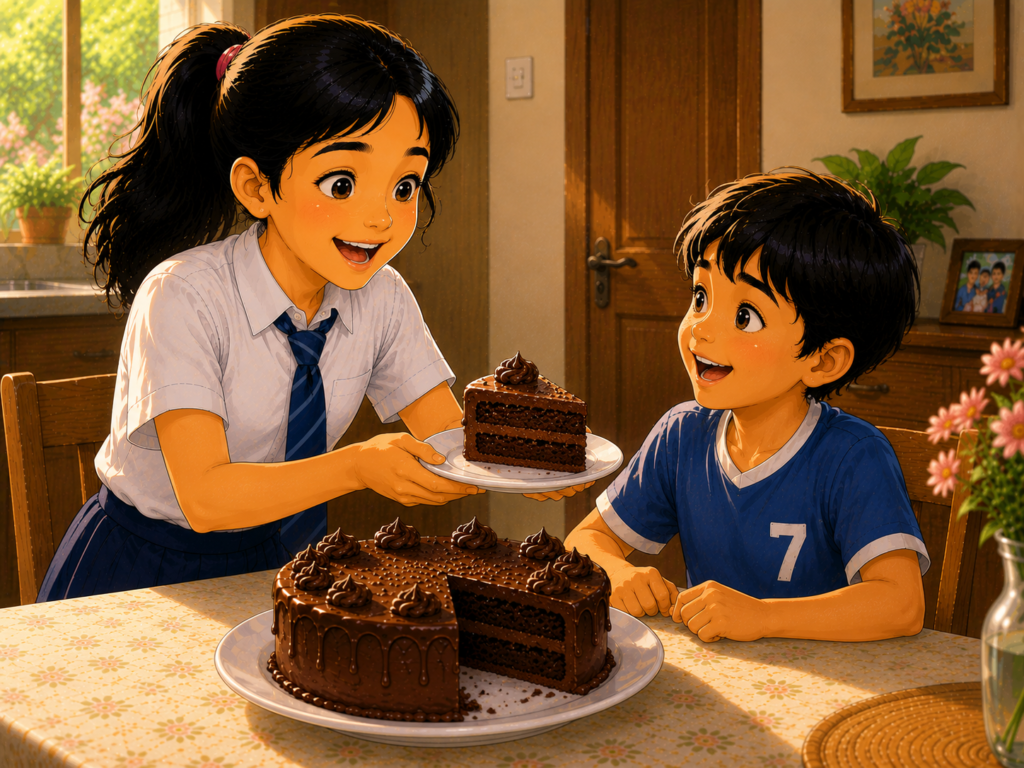 sharing story for kids friendship moment