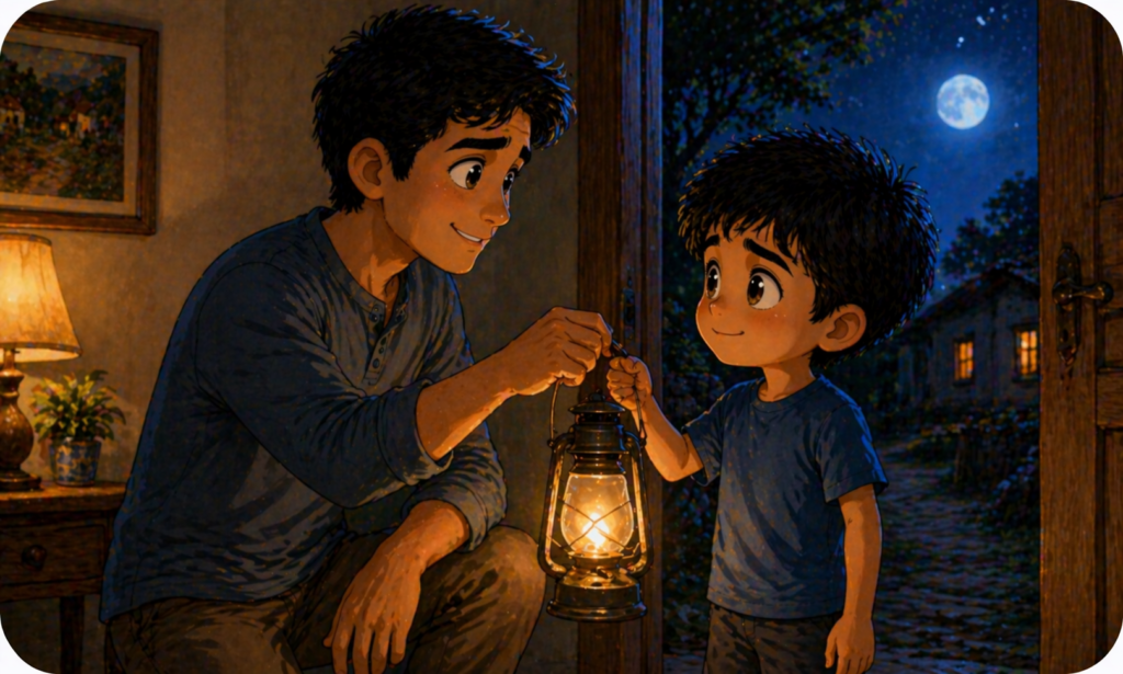 courage story for kids first step