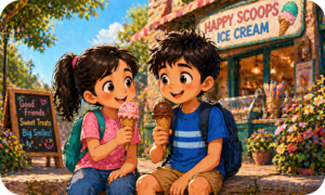 Sharing Story for Kids: One Small Choice Changed Everything 🍦💖
