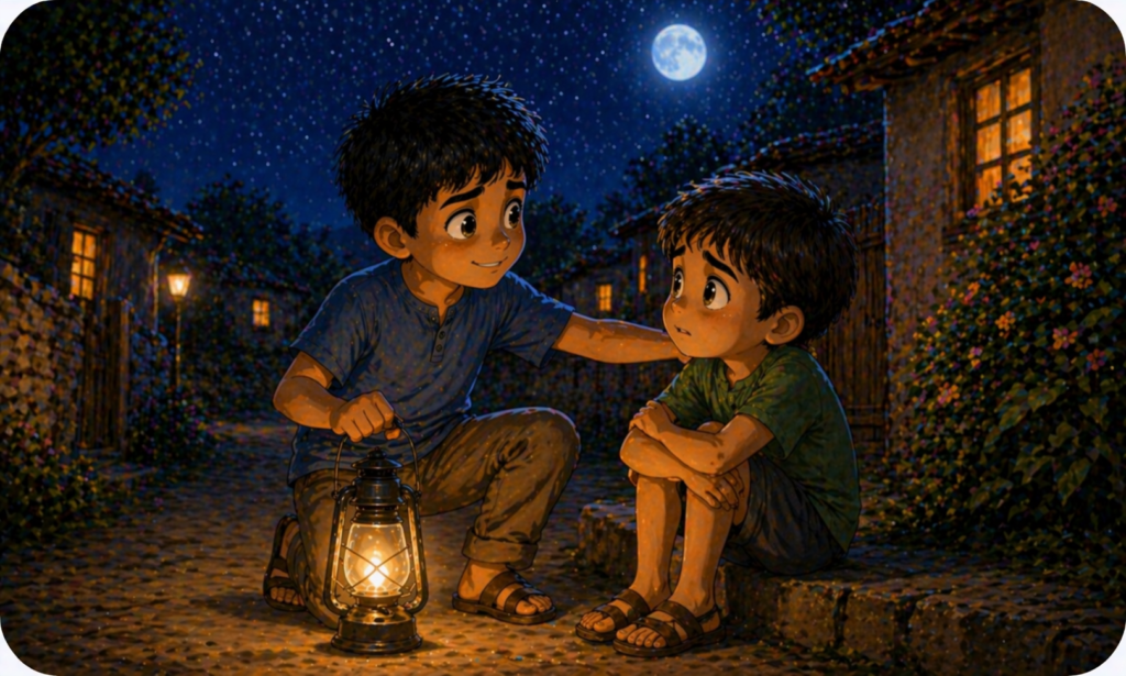 courage story for kids helping others