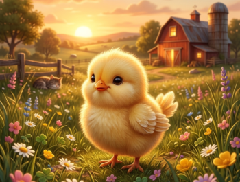 🐥The Little Chick Who Was Afraid of the Dark – chick bedtime story