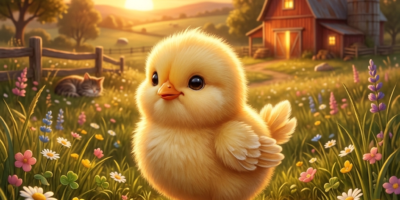 🐥The Little Chick Who Was Afraid of the Dark – chick bedtime story