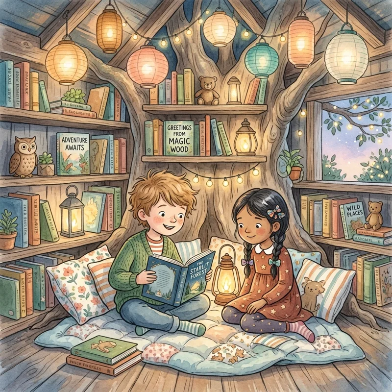 The Boy Who Built a Bridge of Books 🌸