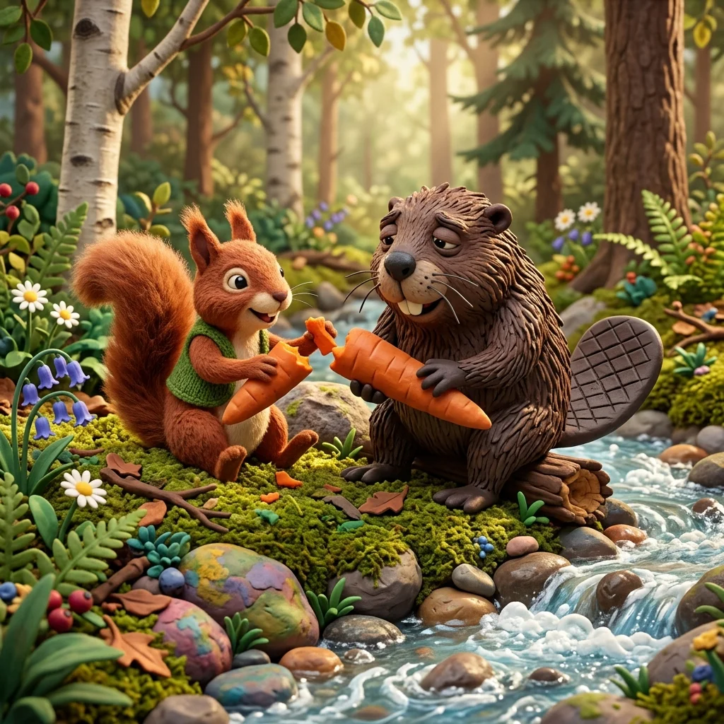 Sammy the Squirrel's Magical Acorn of Kindness Chapter 6 illustration - kindness story for kids
