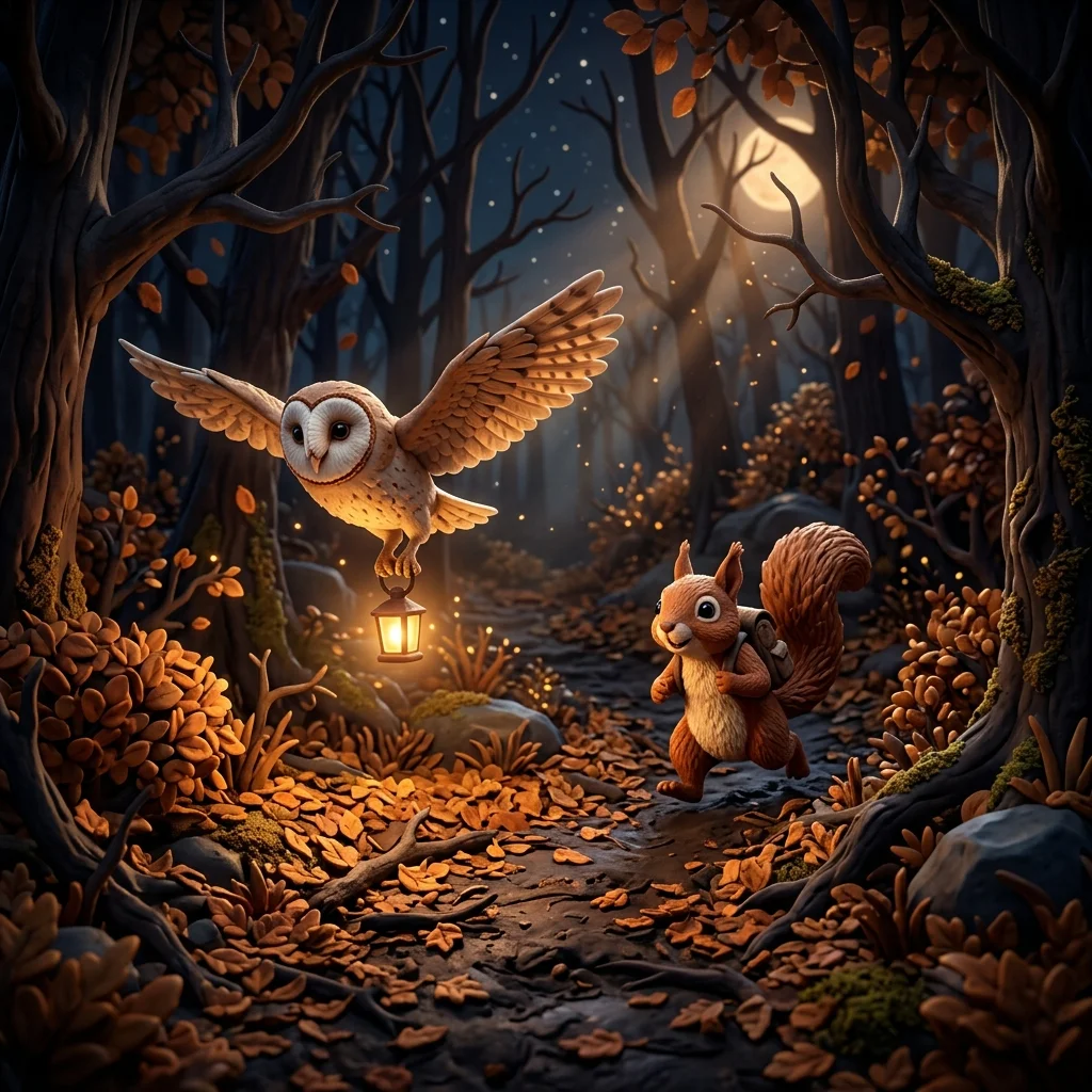 Sammy the Squirrel's Magical Acorn of Kindness Chapter 8 illustration - kindness story for kids