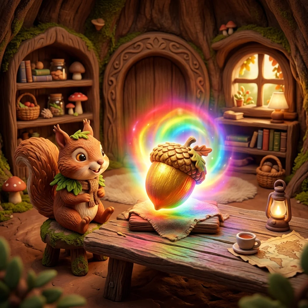 Sammy the Squirrel's Magical Acorn of Kindness Chapter 9 illustration - kindness story for kids