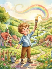Delightful Moral Stories for Kids: Oliver and the Magic Paintbrush 🎨✨
