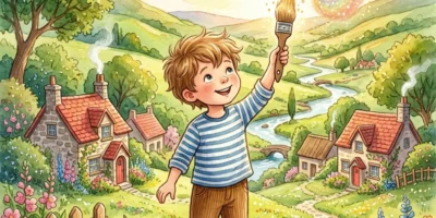 Delightful Moral Stories for Kids: Oliver and the Magic Paintbrush 🎨✨