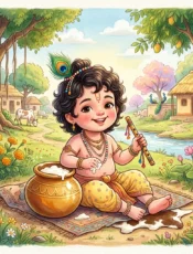 Krishna Story for Kids: Best Inspiring Butter Pot Tale