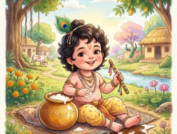 Krishna Story for Kids: Best Inspiring Butter Pot Tale