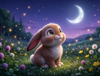 Bedtime Story for Kids: Delightful Moon Secret Tale