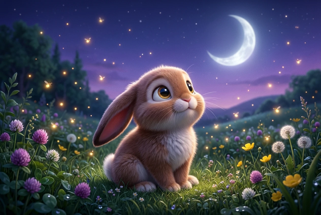 Bedtime Story for Kids: Delightful Moon Secret Tale
