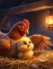 Chick Bedtime Story for Kids: Best Gentle Dark Fear Tale