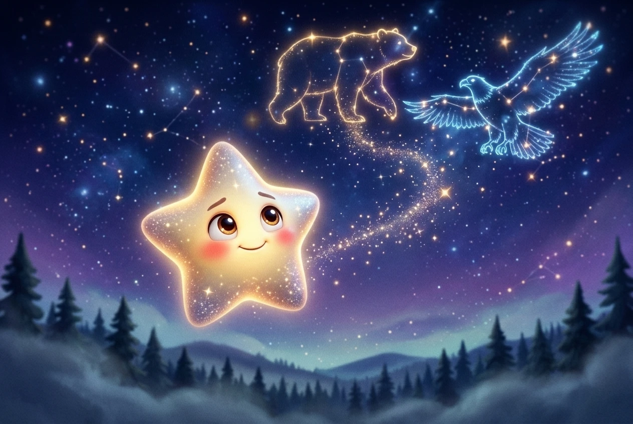 Twinkle star in midnight sky - confidence story for kids