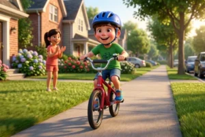 Courage Story for Kids: Best Bicycle Bravery Tale