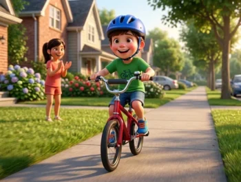 Courage Story for Kids: Best Bicycle Bravery Tale