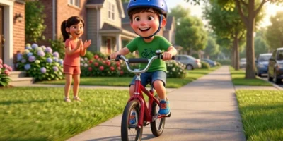 Courage Story for Kids: Best Bicycle Bravery Tale