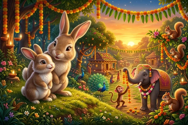 Dasara Story for Kids: Best Inspiring Curious Rabbit Tale