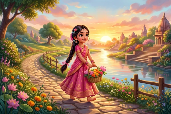 The Sunrise Meadow in devotional stories for kids