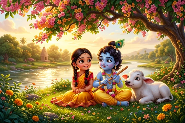 రాధా కృష్ణుల జ్ఞాన కథ: సహనం, దయతో సమస్యల పరిష్కారం