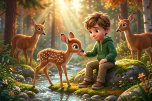 Kindness Story for Kids: Delightful Little Deer Gift