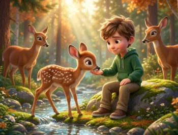 Kindness Story for Kids: Delightful Little Deer Gift