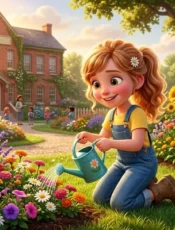 Kindness Story for Kids: Inspiring School Flower Garden