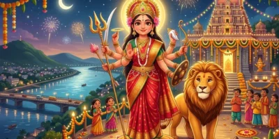 మహిషాసుర మర్దిని కథ: ధైర్య దేవత దుర్గమ్మ