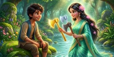 Moral Story for Kids: Best Inspiring Golden Ax Fable
