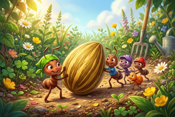 Friends Lend a Hand in educational story for kids